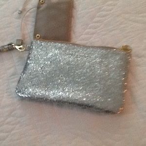 Silver wristlet with android charger